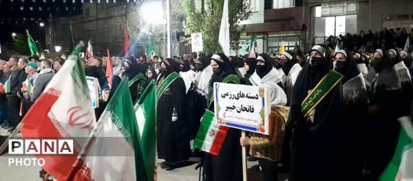 حضور پرشور مردم دلبران در جلوه‌ای از میهن‌دوستی