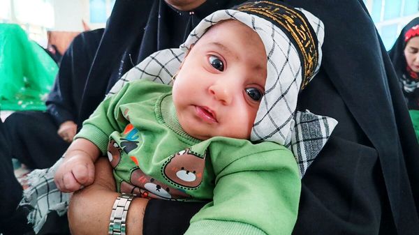  مراسم شیرخوارگان حسینی در شهرستان مارگون