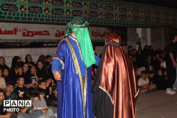 بازخوانی حماسه حضرت قاسم(ع) در پنجمین شب اجرای تئاتر مذهبی نظرآباد