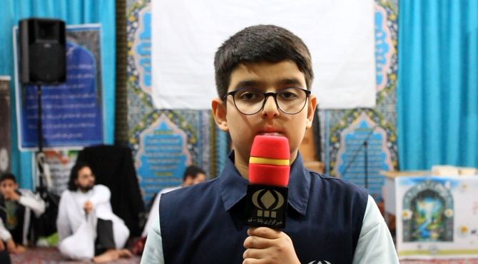 حال معنوی معتکفین نوجوان در مسجد امام رضا(ع) شهر جعفریه