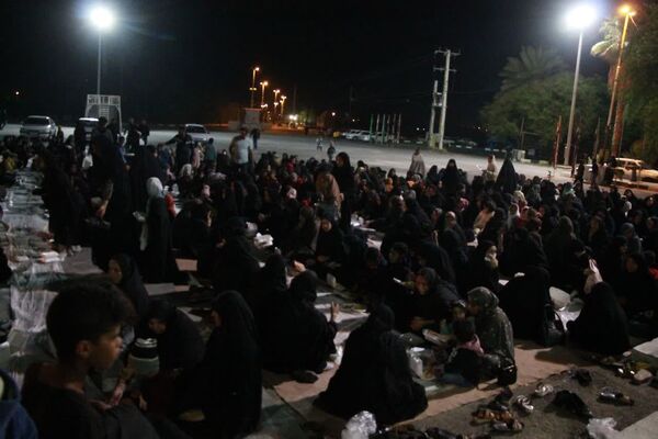 رودان در شب و روز شهادت حضرت فاطمه زهرا(س) سوگوار شد