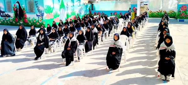 آیین نکوداشت و نواختن زنگ‌ پدافند غیرعامل در شهرستان کلات