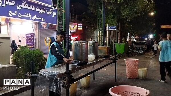 موکب شهید مصطفی صدر زاده در نود و نهمین  شب از اجتماعات 