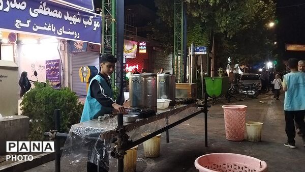 موکب شهید مصطفی صدر زاده در نود و نهمین  شب از اجتماعات 