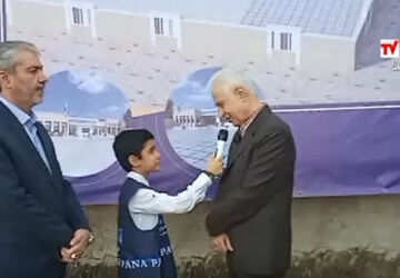 کلنگ‌زنی اولین مدرسه با معماری ویژه برای دانش‌آموزان خاص در کاشان