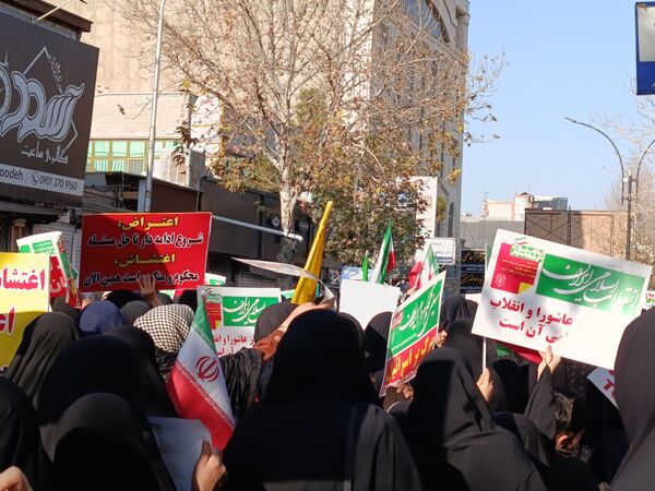 راهپیمایی میثاق با ولایت و محکوم نمودن اغتشاشات گروه های تروریستی در کاشمر