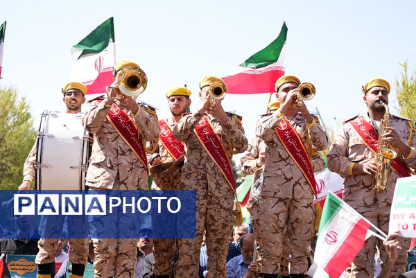 راهپیمایی روز قدس در یزد