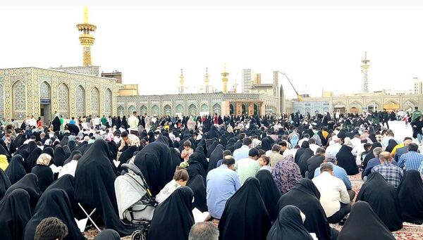 برگزاری مراسم پر فیض دعای عرفه در حرم مطهر رضوی