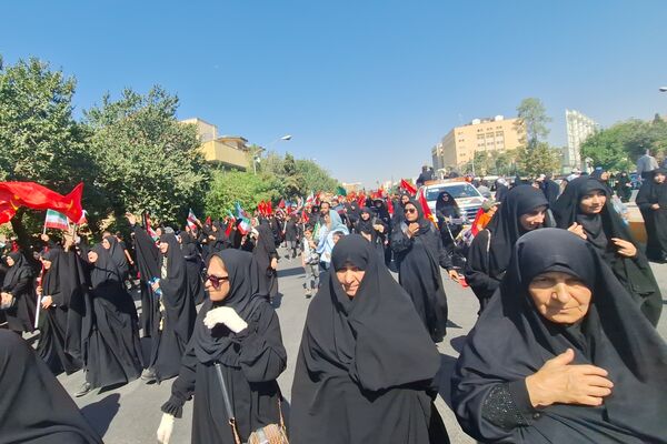 مراسم راهپیمایی جاماندگان اربعین حسینی در شیراز