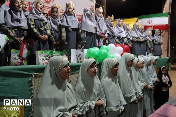 جشن الفبا و ایستادگی در تجمعات شبانه مردمی قلعه نو