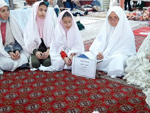 دومین روز از اعتکاف دانش‌آموزی در مسجد امام حسن شهرستان گالیکش
