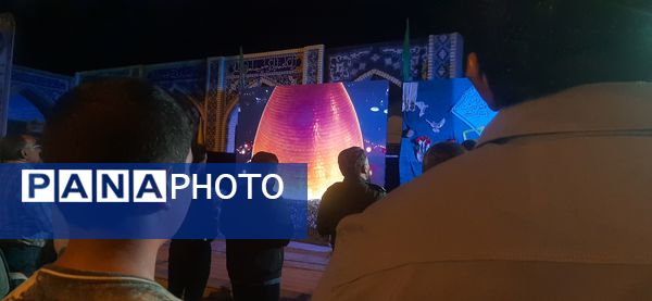 مراسم مهمانی شهدا در گلزار شهدای بهشت فضل نیشابور 