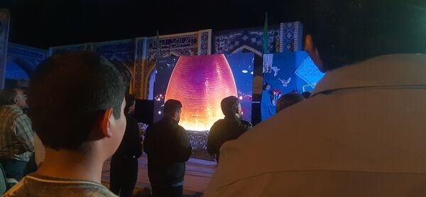 مراسم مهمانی شهدا در گلزار شهدای بهشت فضل نیشابور 