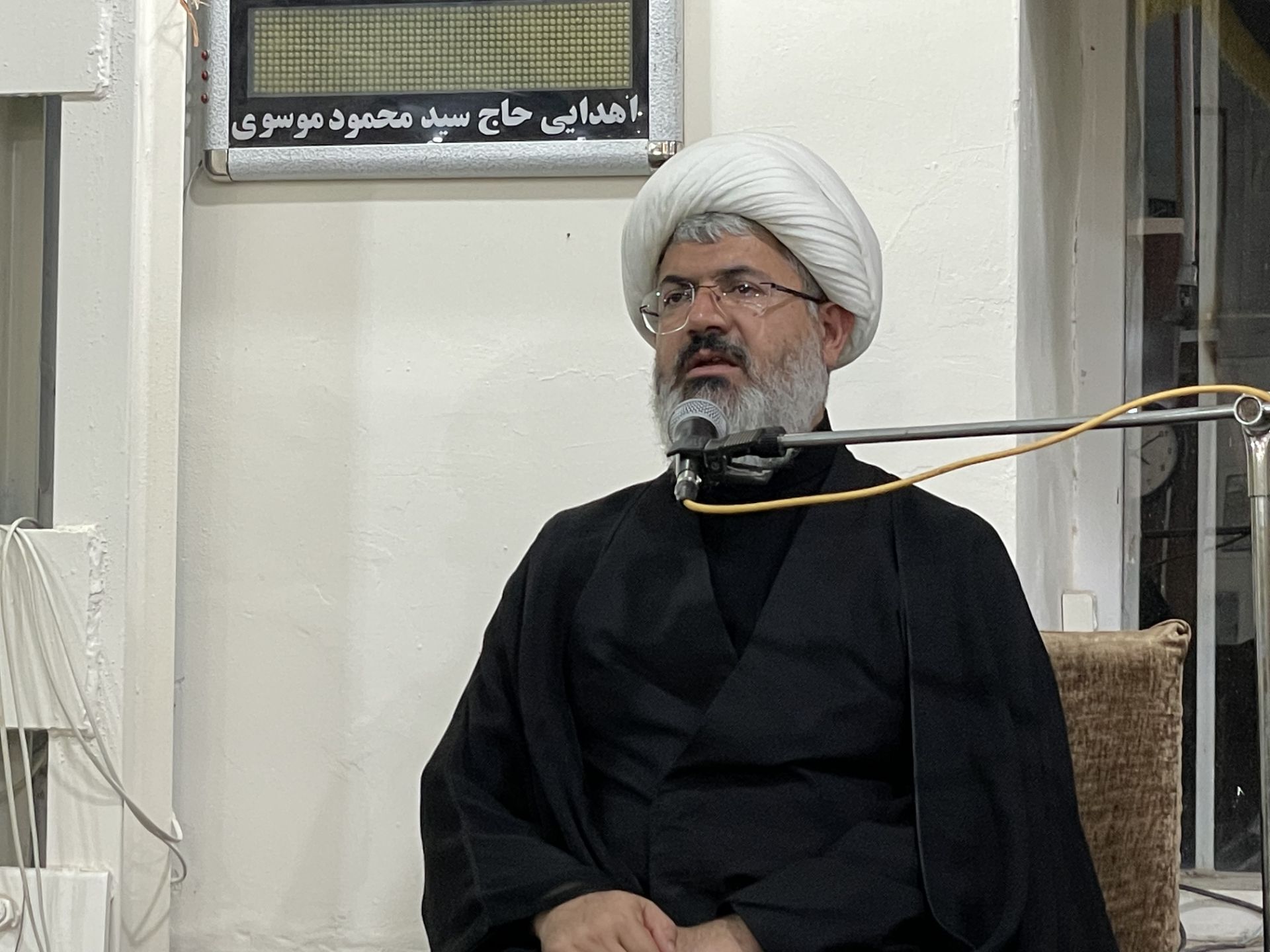 سخنرانی امام جمعه کاشمر در مسجد جامع روستای کسرینه