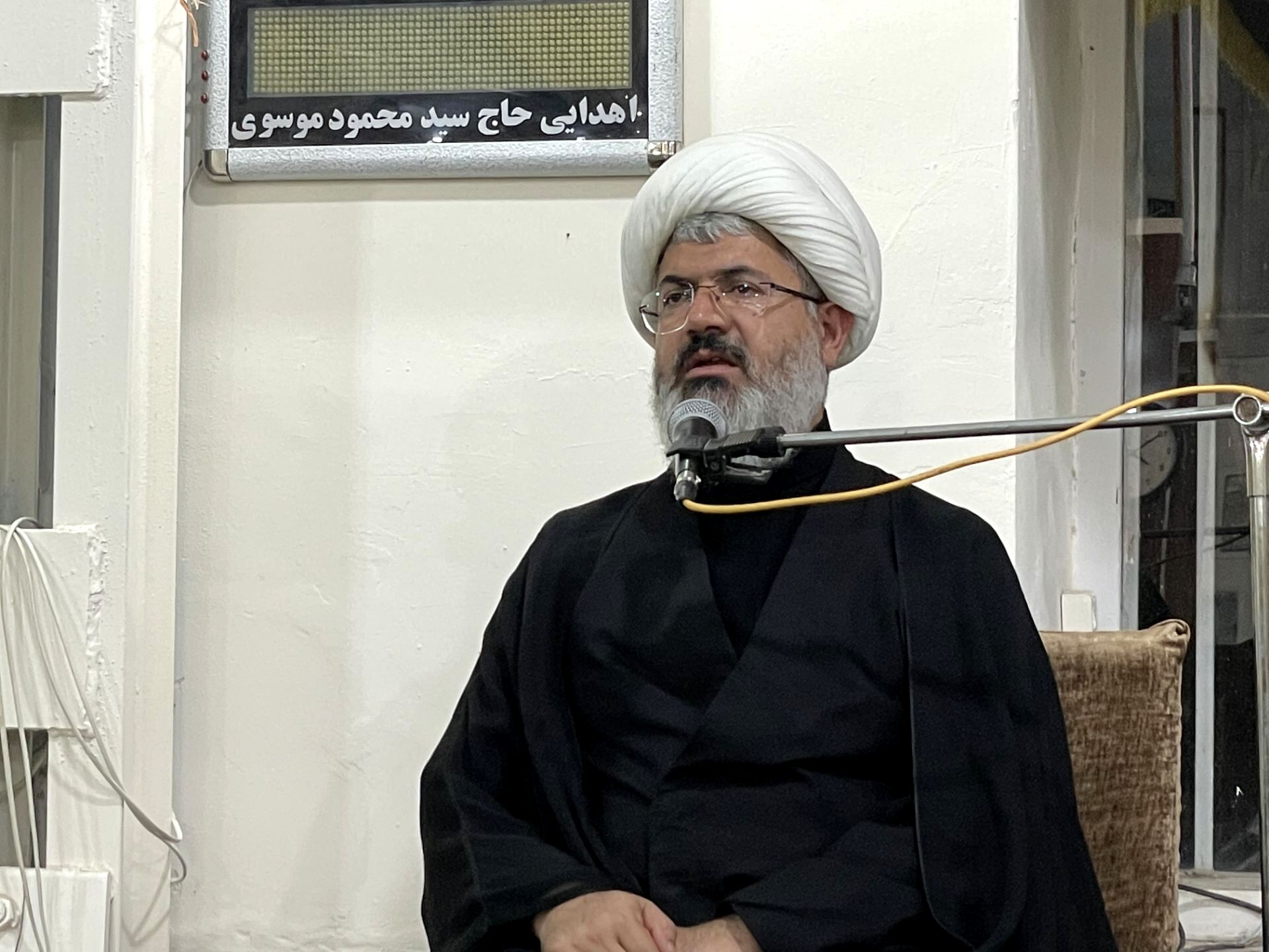 سخنرانی امام جمعه کاشمر در مسجد جامع روستای کسرینه