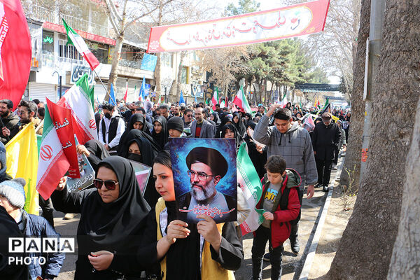 راهپیمایی روز قدس شهرستان بجنورد استان خراسان شمالی 