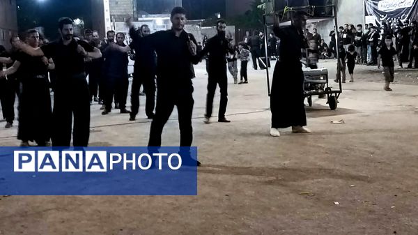 مراسم شام‌غریبان حسینی در شهرستان خانمیرزا