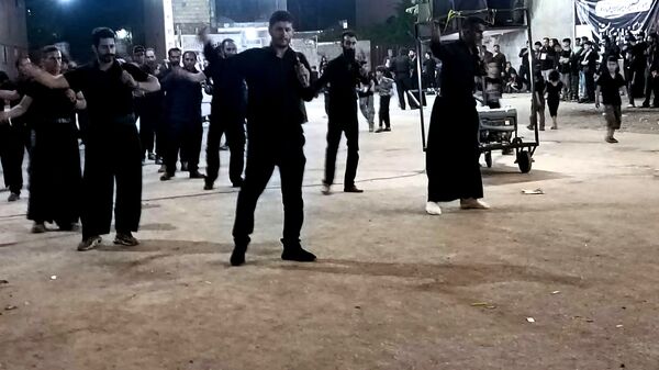 مراسم شام‌غریبان حسینی در شهرستان خانمیرزا