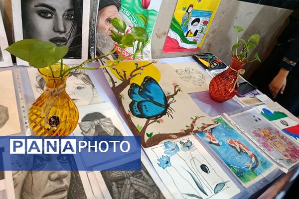  نمایشگاه فرهنگی و هنری دبیرستان عترت