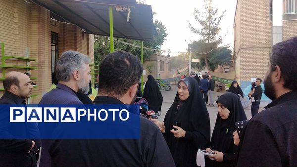 برگزاری موکب گام های عاشقی امام رضا (ع) در دبیرستان نمازی خواه مشهد