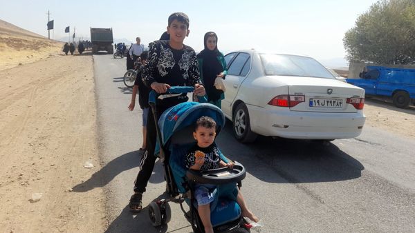 پیاده‌روی جاماندگان اربعین حسینی در نورآباد