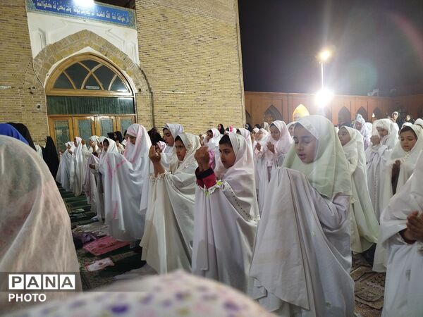 مراسم جشن تکلیف فرشته های زمینی در مسجد جامع شهرستان نیشابور