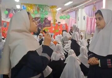 جشن نیمه شعبان در مدرسه سیدمیرزایی 