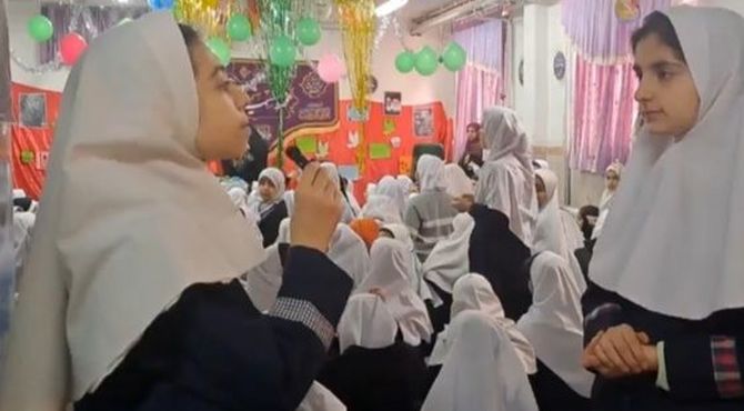 جشن نیمه شعبان در مدرسه سیدمیرزایی 