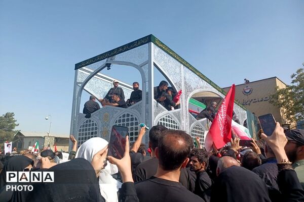 تهران از لنز دوربین خبرنگاران پانا شهرستان قدس در سوگ رهبر شهید انقلاب