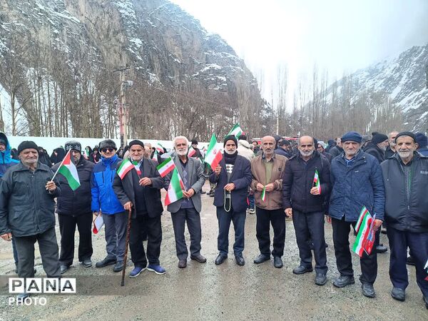 حضور پرشور  اهالی بخش آسارا کرج در راهپیمایی روز جهانی قدس