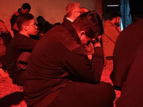 مراسم عزاداری دهه فاطمیه در مسجد مهرولایت با میهمانی شهید گمنام