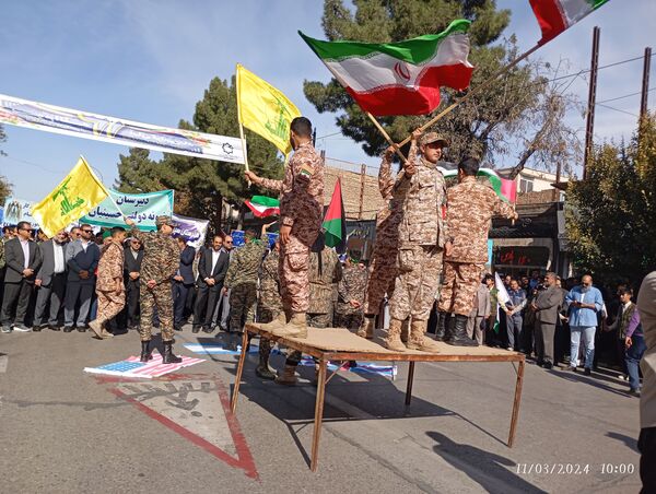 راهپیمایی ۱۳ آبان در خراسان رضوی