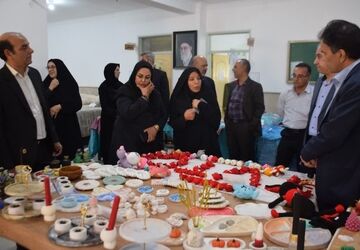 افتتاح نمایشگاه دستاوردهای مهارت آموزان در مرکز آموزش فنی و حرفه شهرستان زارچ