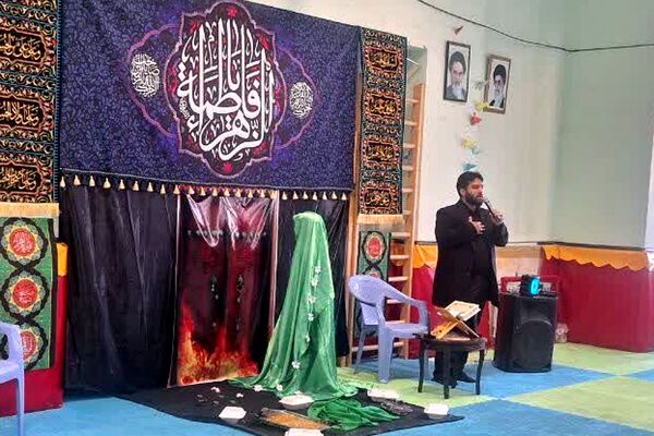 مراسم عزاداری و توزیع نذری به‌مناسبت شهادت حضرت فاطمه زهرا (س) در مدارس شهرستان ورامین