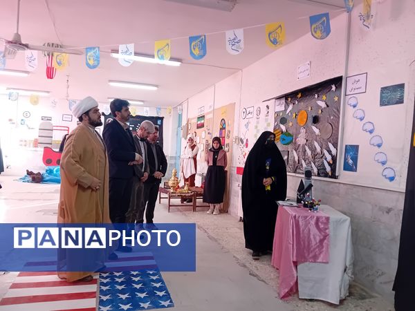 افتتاح مدرسه انقلاب در دبیرستان فاطمه الزهرا آشخانه