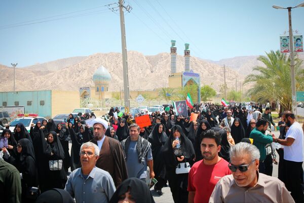 فریاد «مرگ بر اسرائیل» در لامرد طنین انداز شد