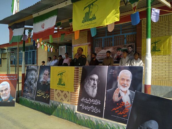 مراسم گرامیداشت شهید مقاومت در دبیرستان‌های پسرانه شهرستان خلیل‌آباد