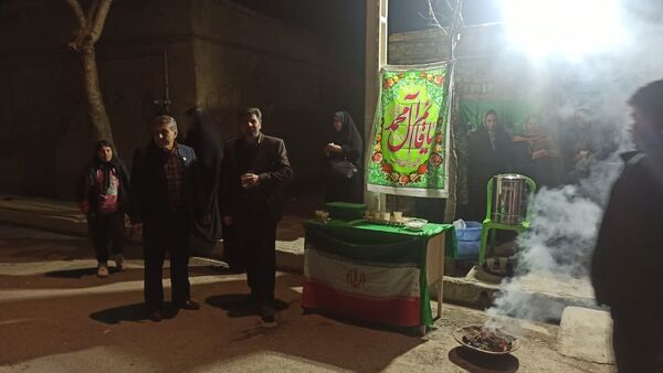 مراسم نور افشانی و ایستگاه صلواتی در شهرستان سملقان