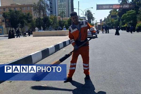 مراسم راهپیمایی جاماندگان اربعین حسینی در شیراز