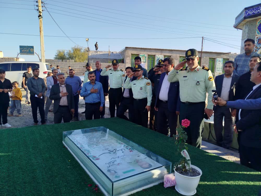 مراسم دومین سالگرد شهادت سرهنگ دوم سعید مریدی 