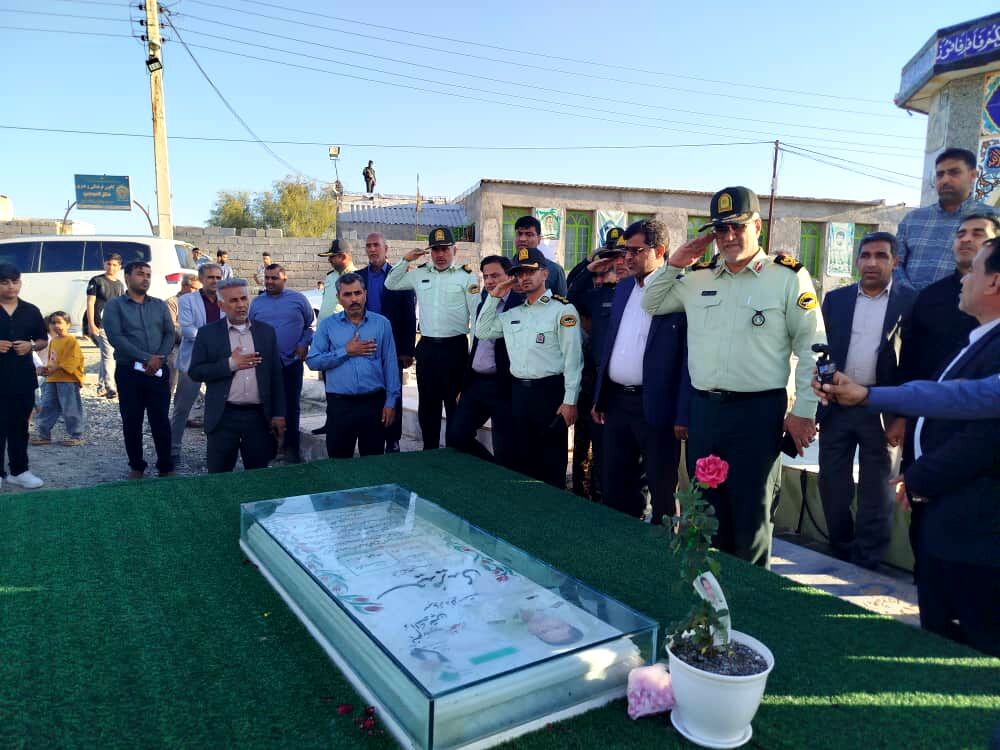 مراسم دومین سالگرد شهادت سرهنگ دوم سعید مریدی 