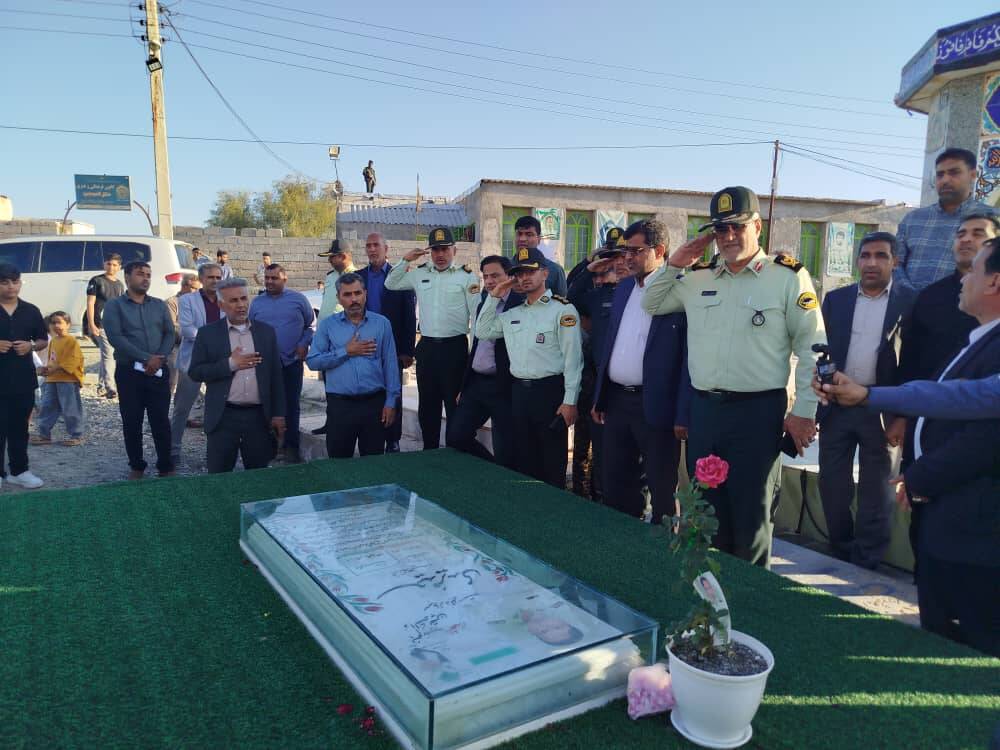 مراسم دومین سالگرد شهادت سرهنگ دوم سعید مریدی 