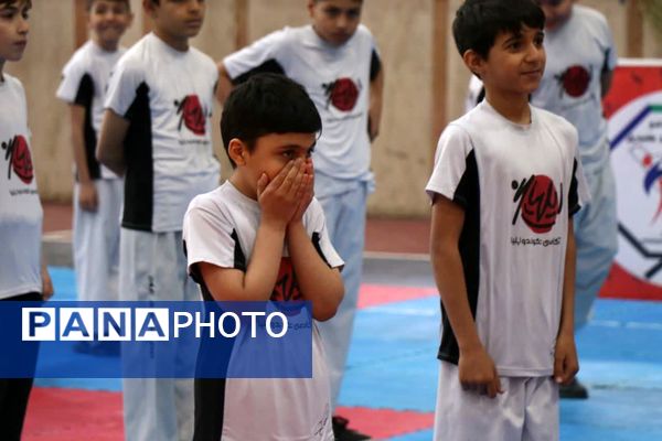 مسابقات تکواندو خردسالان پسران 
