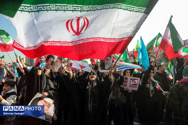 راهپیمایی محکومیت اقدامات تروریستی آمریکا و رژیم صهیونیستی علیه ملت ایران - 3