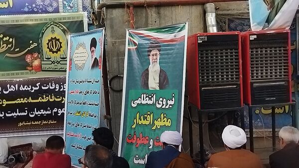 نماز عبادی و سیاسی جمعه همزمان با آغاز هفته نیروی انتظامی در نیشابور