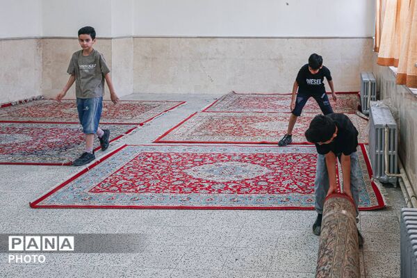 برپایی موکب در دانشگاه بین‌المللی امام رضا علیه‌السلام