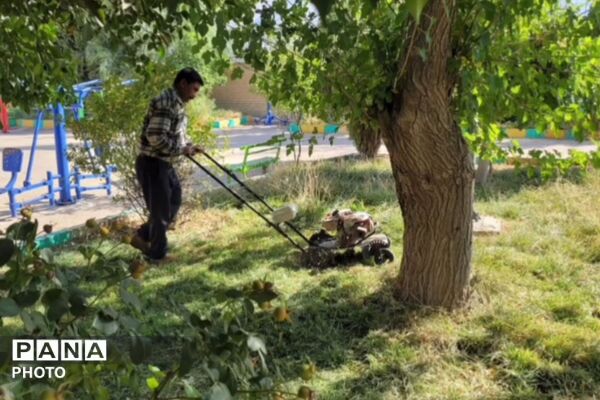 آماده‌سازی دبیرستان شبانه‌روزی ام‌البنین(س) فیروزآباد برای بازگشایی