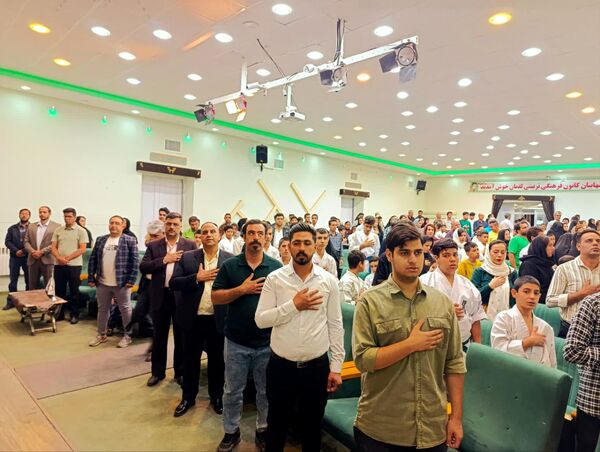 مراسم ارتقاء کمربند سبک پرفکت کیوکوشین کاراته در شهرستان کاشمر