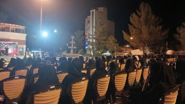 برگزاری مراسم عزاداری شب ششم ماه‌محرم در شهر نیم‌‌ور