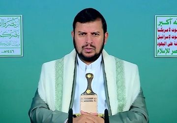 رهبر انصارالله: محاصره و کشتار در غزه، جنایتی وحشیانه با حمایت آمریکا است